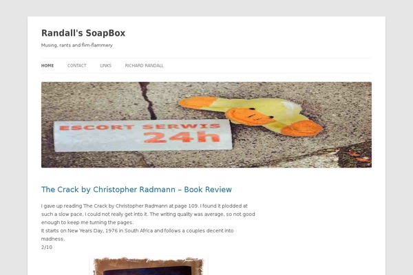 Twenty Twelve theme site design template sample