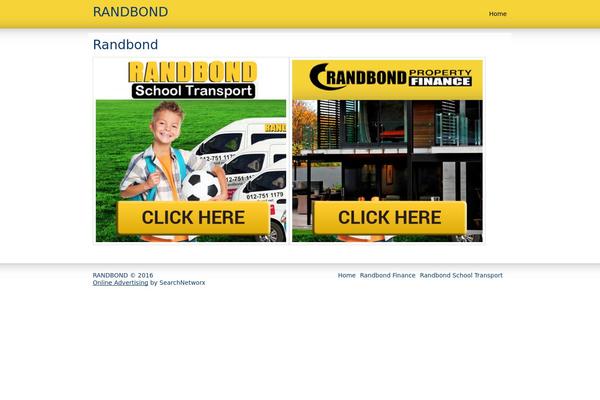 randbond.net site used Clean Style Three