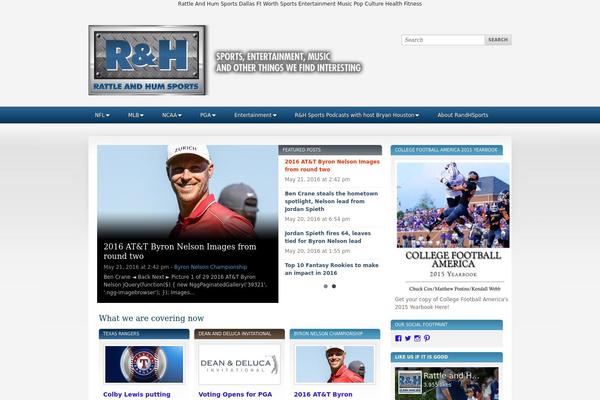 Sportpress theme site design template sample