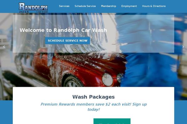 randolphcarwash.com site used Randolph