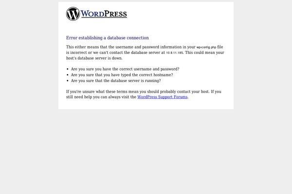 WordPress website example screenshot