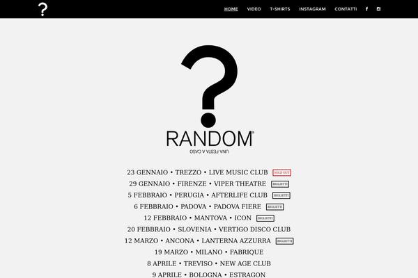 randomunafestaacaso.it site used Random