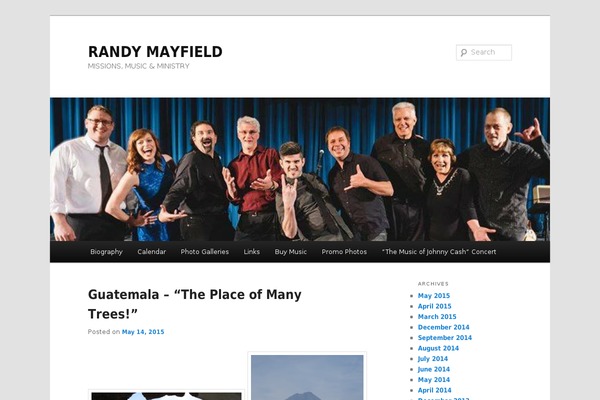 WordPress website example screenshot
