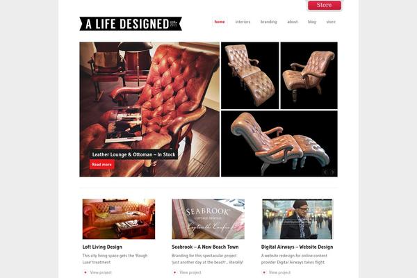 Portfolio theme site design template sample