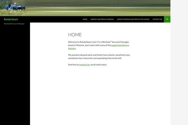 WordPress website example screenshot