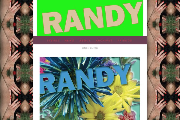 randyzine.com site used Randy