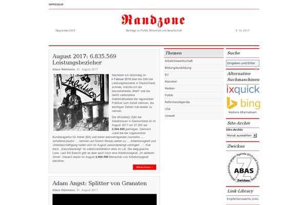 randzone-online.de site used Elegant News