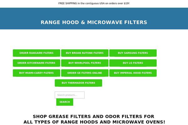 rangehoodfiltersinc.com site used Range-hood-filters