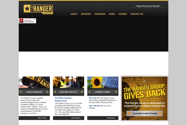 ranger-group.com site used Ranger-theme