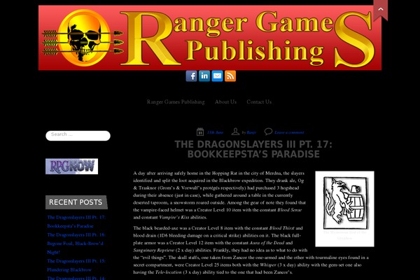 rangergamespublishing.com site used Seedletsidebar