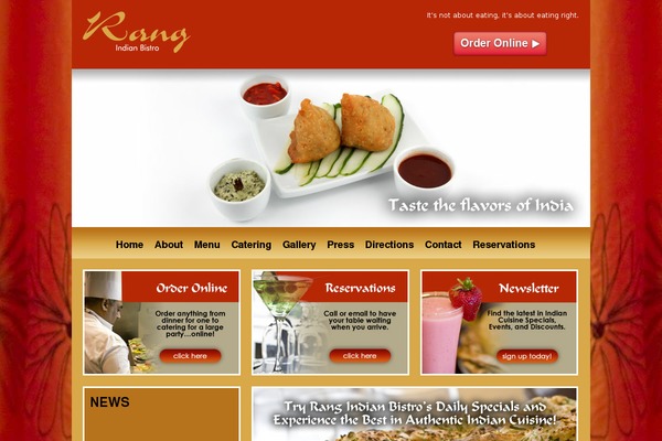 rangindianbistro.com site used Rang