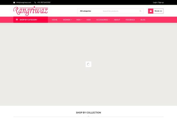 Gon theme site design template sample