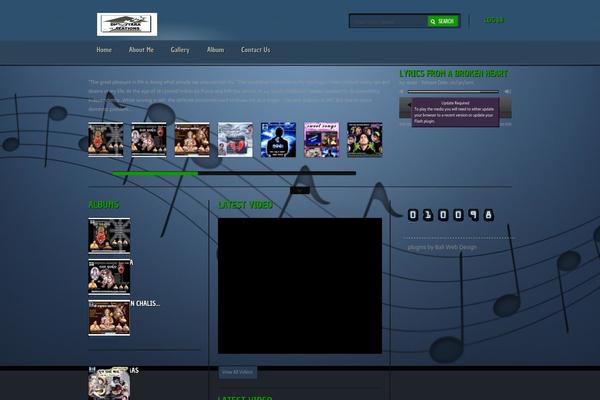 WordPress website example screenshot
