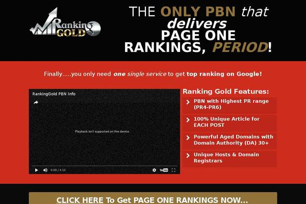 rankinggold.com site used PB Theme