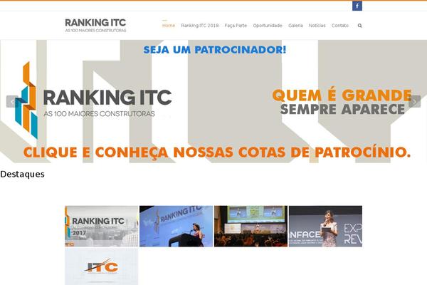 Flat theme site design template sample