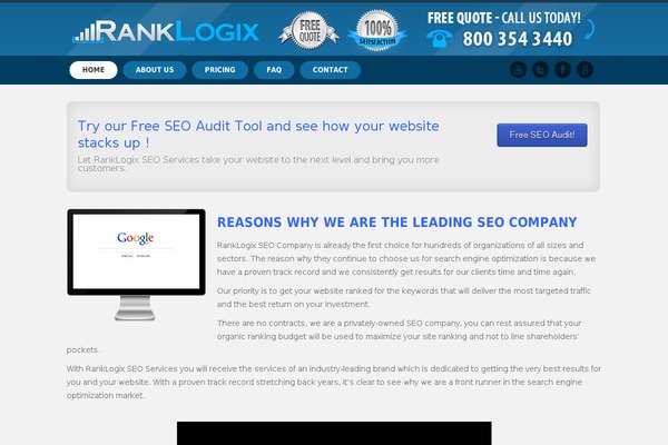 ranklogix.com site used Ultimate