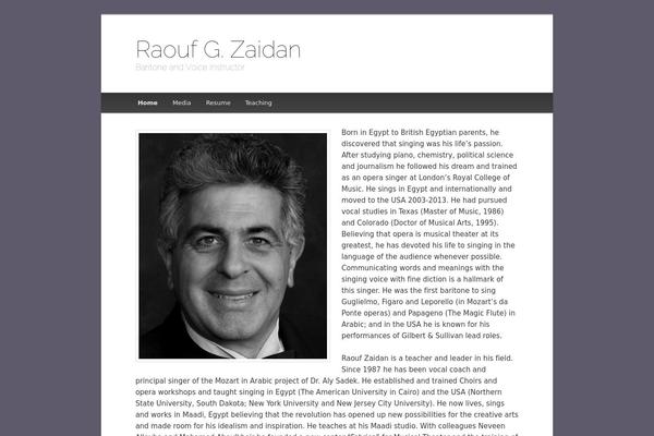 raoufgzaidan.com site used Twenty Eleven