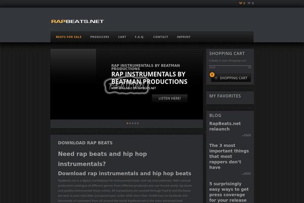 rapbeats.net site used Rapbeats