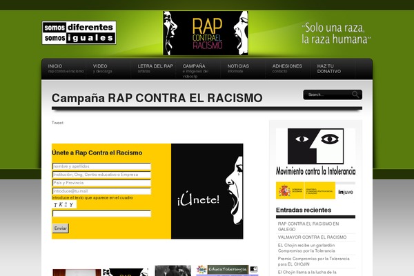 rapcontraelracismo.es site used Stereoline