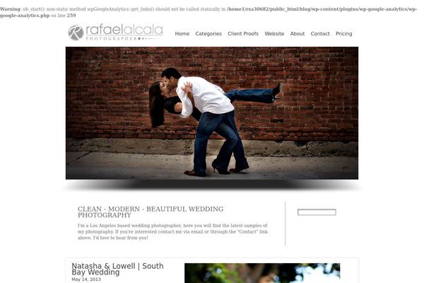 raphotographer.com site used Tarragon