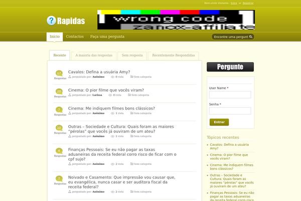 rapidas.org site used Answers