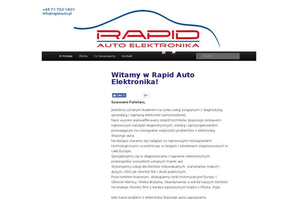 rapidauto.pl site used Wellington-child