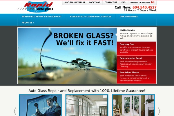 WordPress website example screenshot