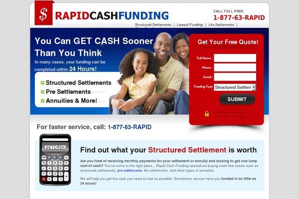 rapidcashfunding.com site used Leads1