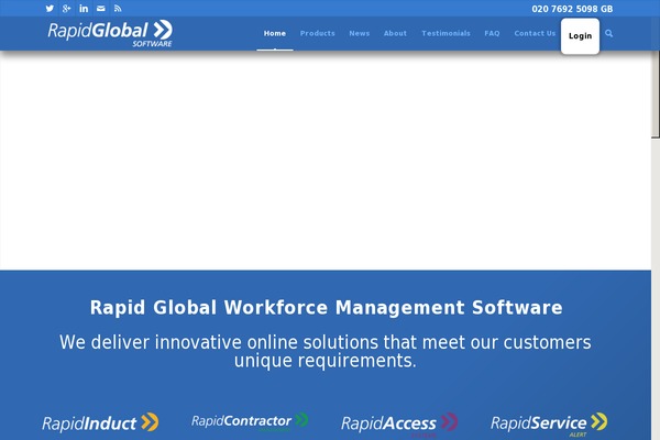 rapidglobal.com site used Rapidglobal