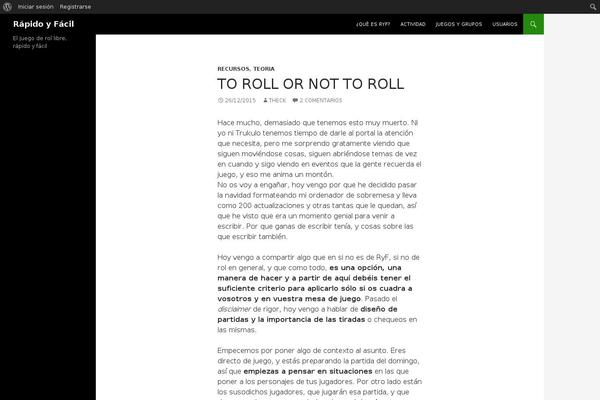 WordPress website example screenshot