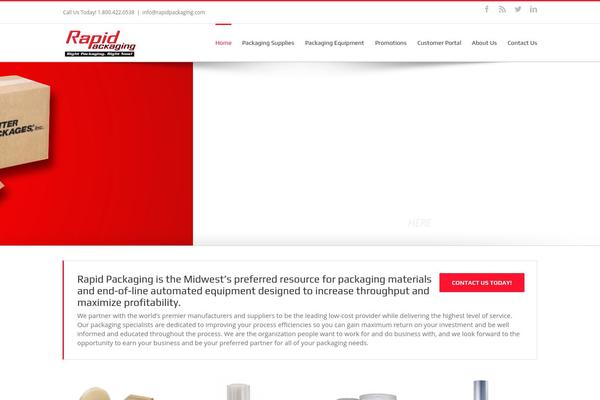 rapidpackaging.com site used PageLines