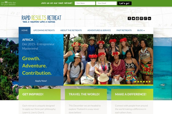 WordPress website example screenshot