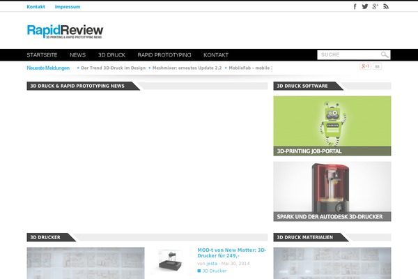 Observer theme site design template sample