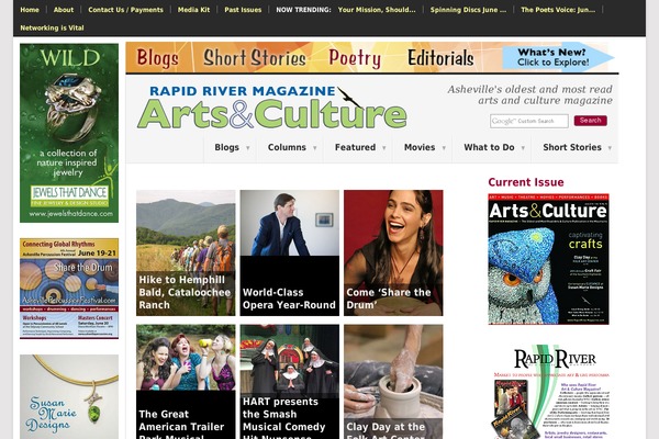rapidrivermagazine.com site used Unos-premium