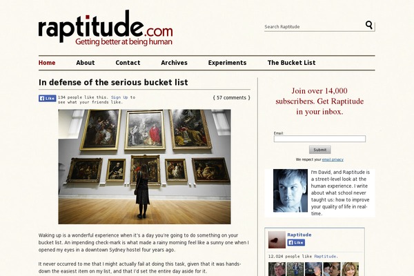raptitude.com site used Raptitude-theme
