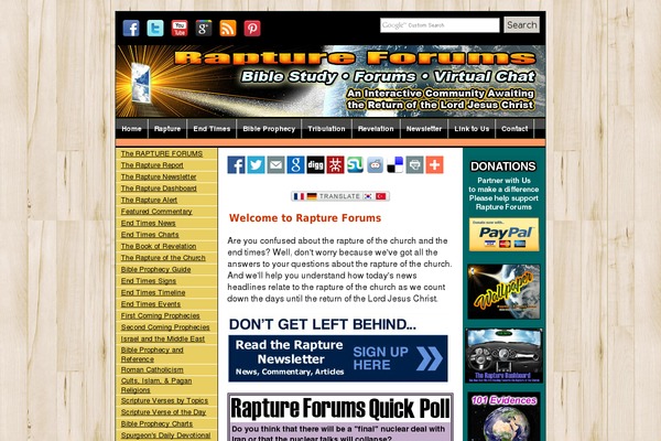Resurrect website example screenshot