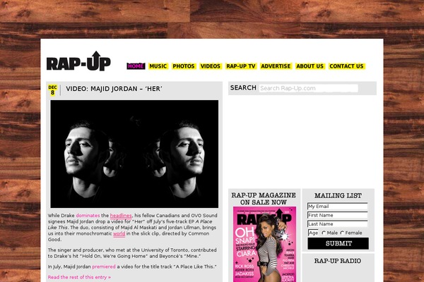 rapup.com site used Rap-up-responsive-v-1-3
