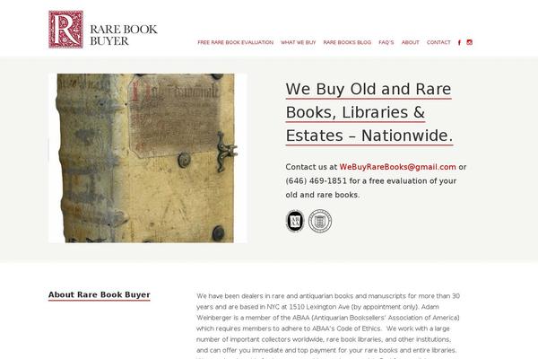 rarebookbuyer.com site used Rarebookbuyer