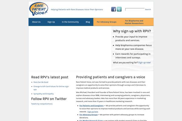 rarepatientvoice.com site used Rpv-usa