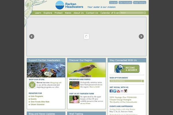 raritanheadwaters.org site used Raritan
