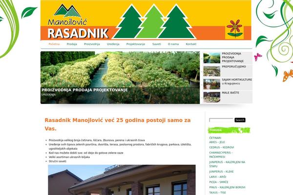 rasadnikmanojlovic.com site used Custom Community