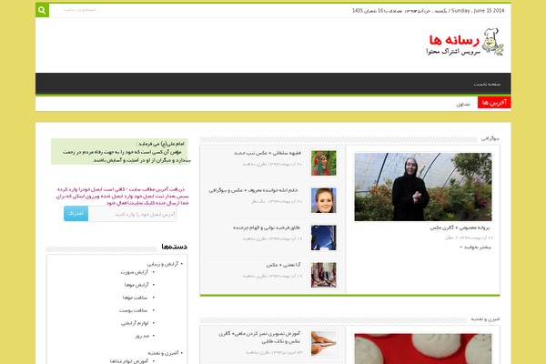 WordPress website example screenshot