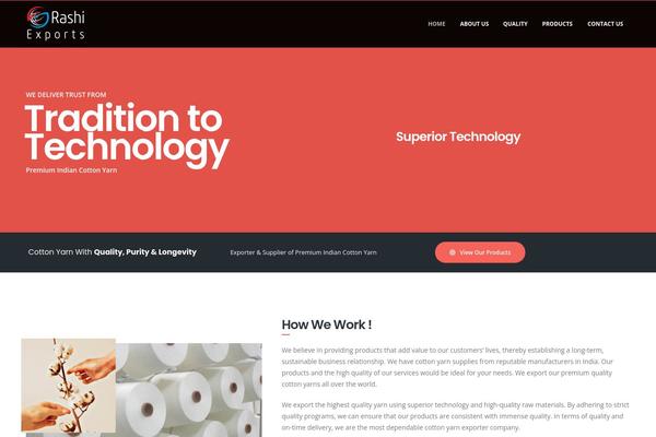 Porto theme site design template sample