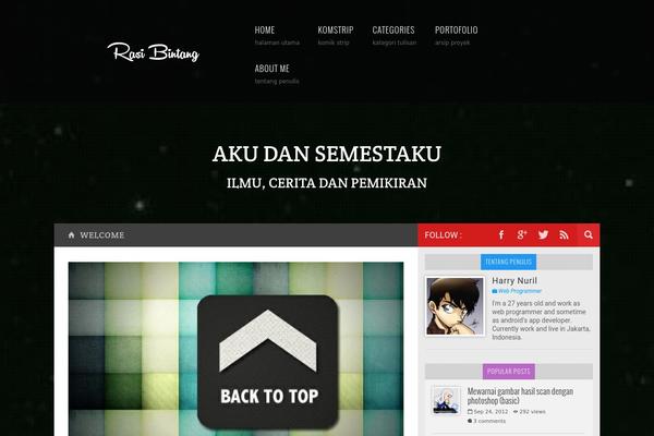 Site using Decent Comments plugin