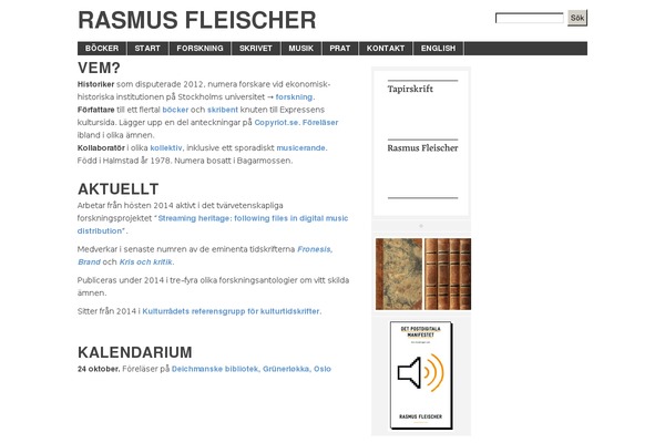 rasmusfleischer.se site used W2_dnd