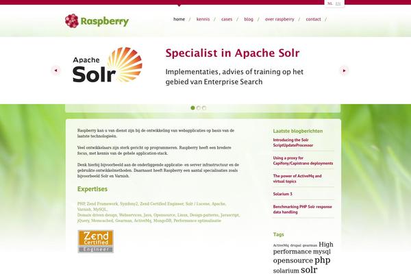 raspberry.nl site used Raspberry