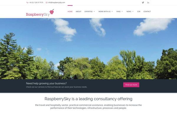 WordPress website example screenshot