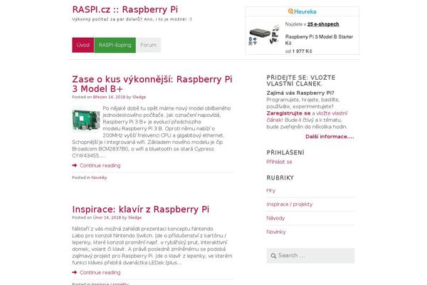 raspi.cz site used Raspi