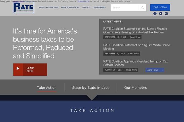 WordPress website example screenshot