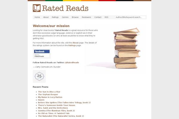 ratedreads.com site used Ratedreads